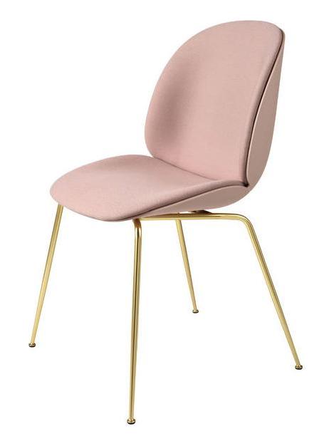 Beetle Front Upholstered Shell Chair - Steelcut 605
