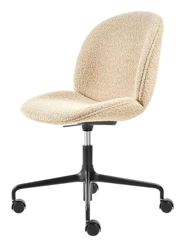 Beetle Meeting Swivel Chair with Castors - Karakorum Dedar 003