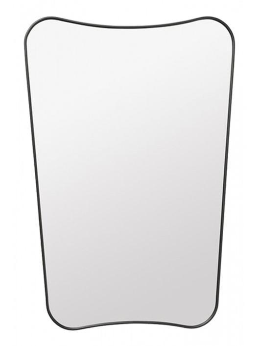 F.A. 33 Rectangular Mirror 54x80 cm Black Brass