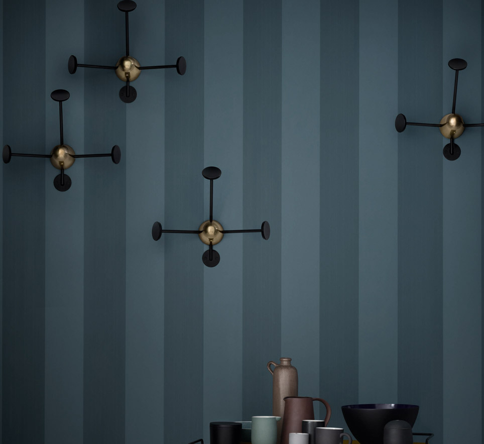 Matégot Coat rack - Coat Stand Brass/Black