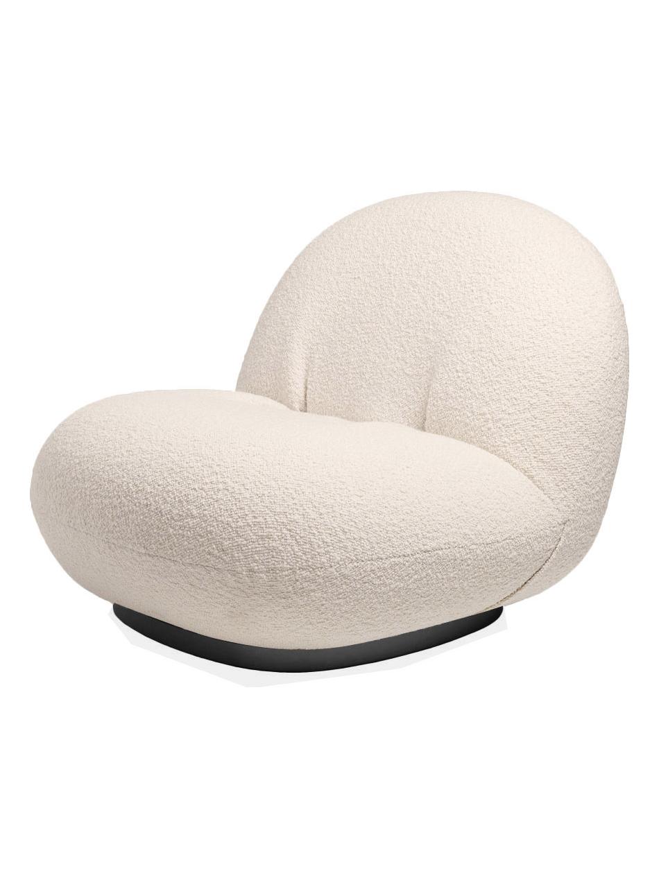 Pacha Lounge Chair - Fabric Cat. D - Karakorum, Dedar 001 / Black Semi Matt