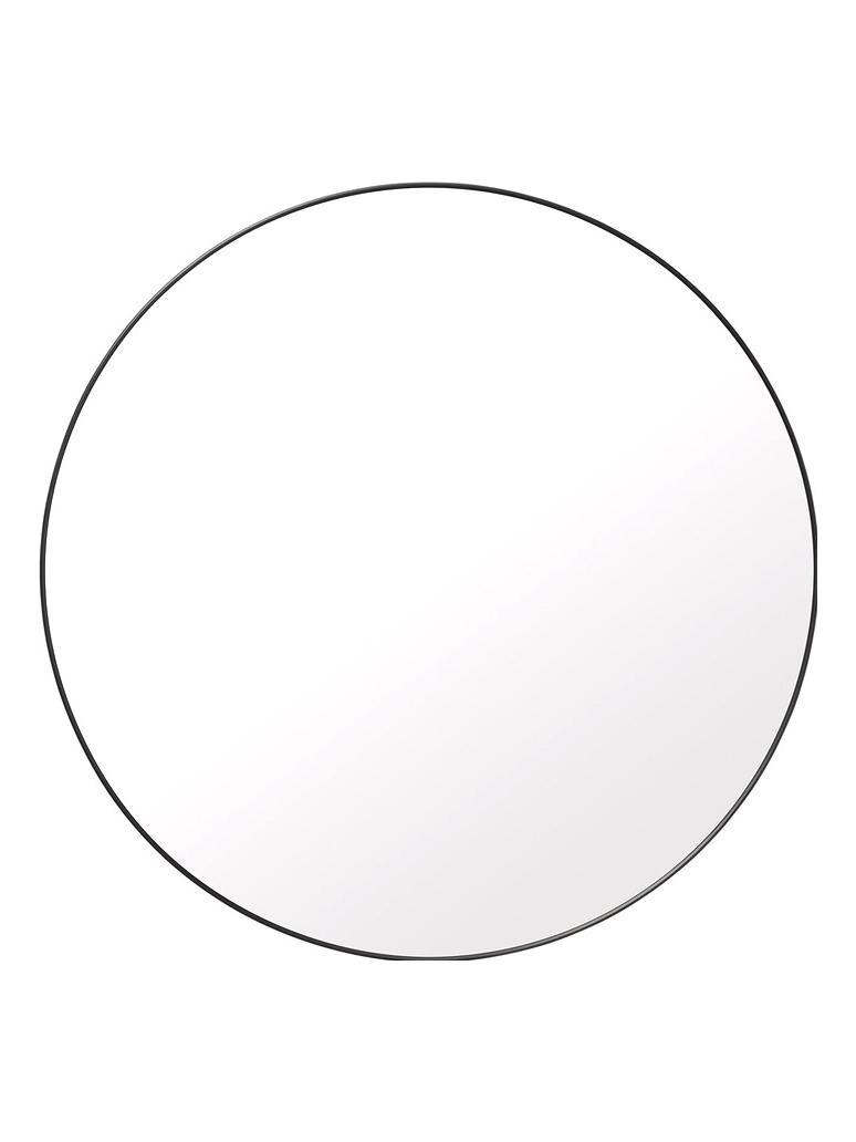 Round Wall Mirror - Black Brass