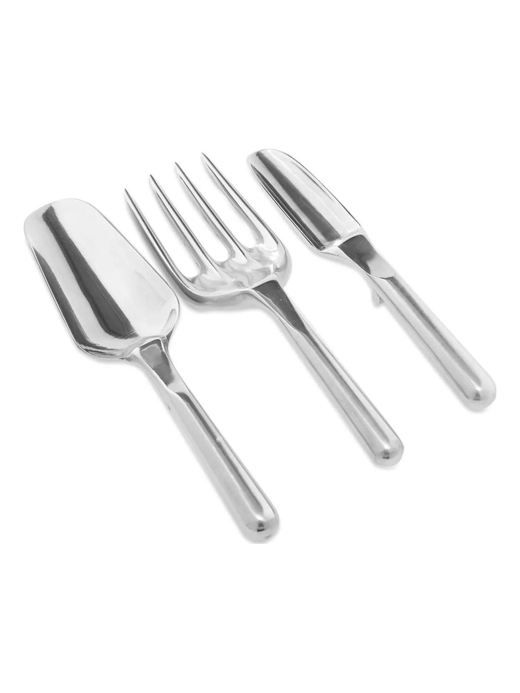 Garden Tool - Set of Three / Silver