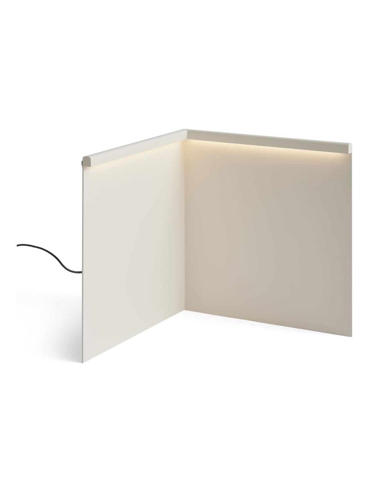 LBM Corner table lamp-Cream white