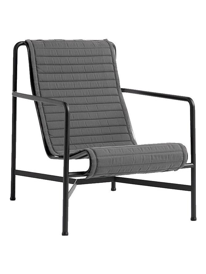Palissade Quilted Cushion for Lounge Chair High - Anthracite