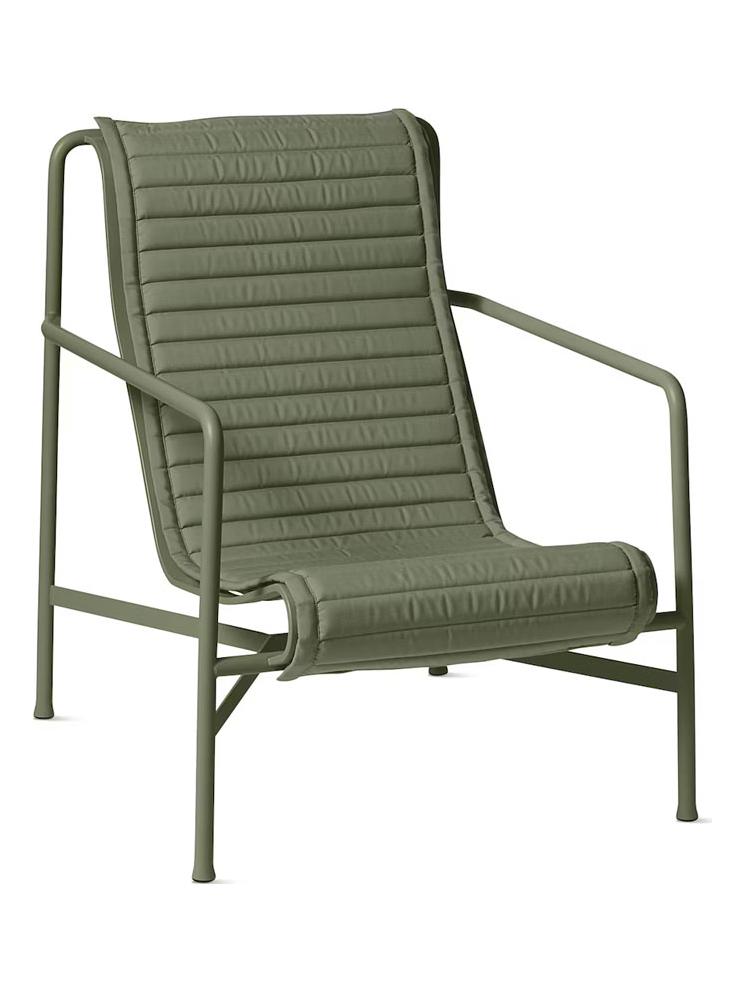 Palissade Quilted Cushion for Lounge Chair Low OLIVE