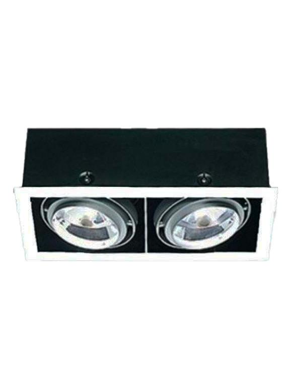 Double Frame Two lights 2 X PAR30 LED Recessed Ceiling Downlight