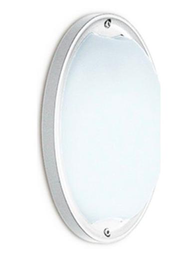 Ellipse mini E27 white outdoor wall light
