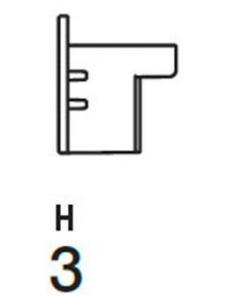 iGuzzini Closing End Cap for Track