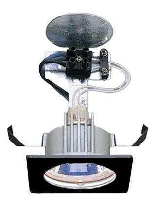 iGuzzini Laser spotlight Recessed Square GU5.3 black for led