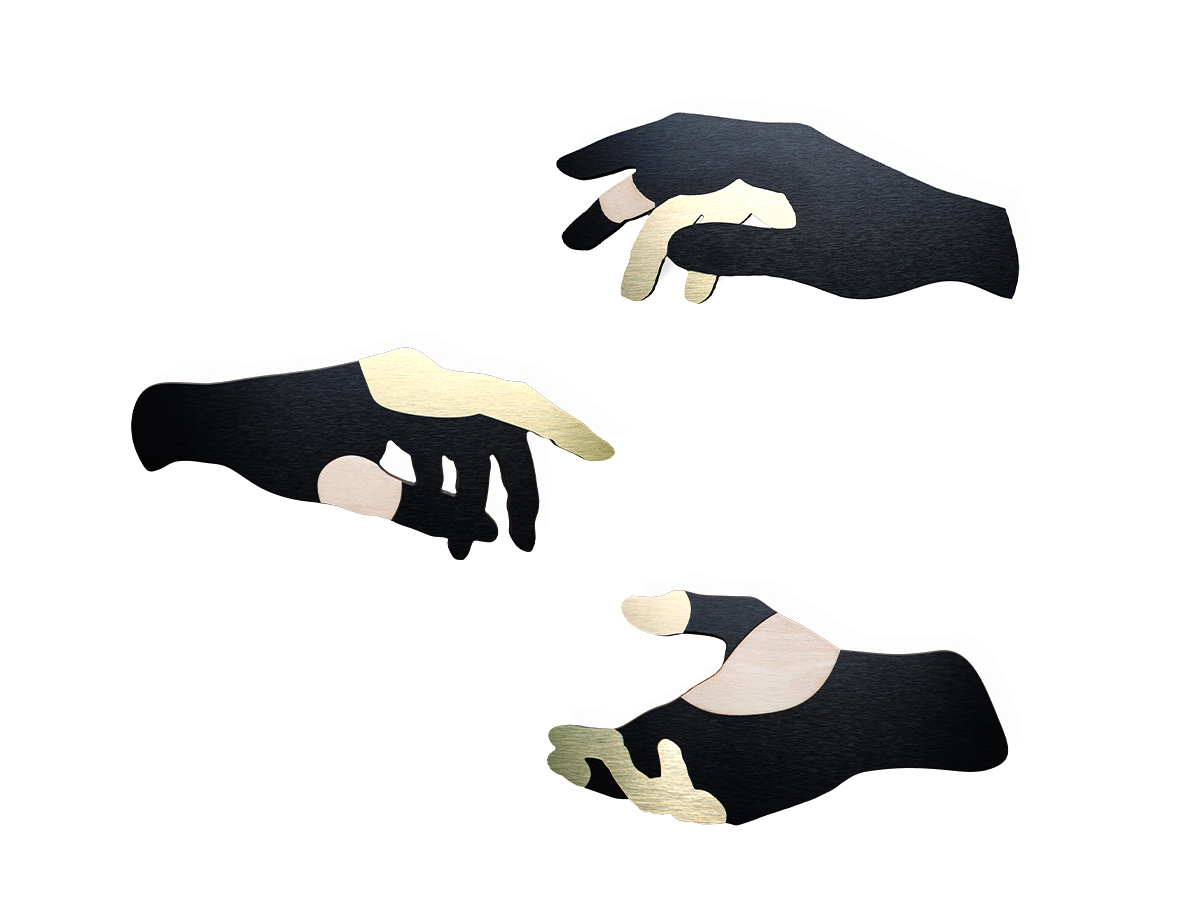 Des Mains Habiles Wall hooks - Set of 3