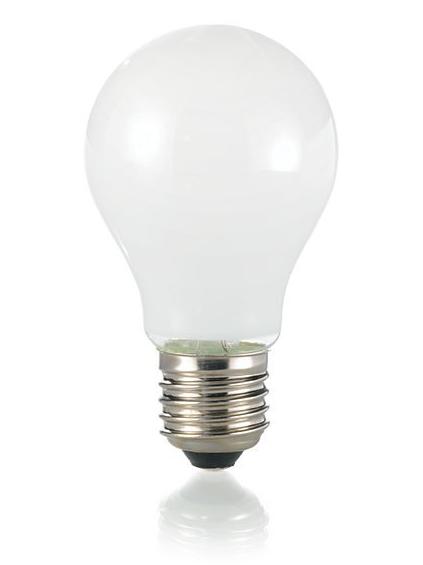 Classic Drop E27 LED A60 Bulb 8W dimmable white opal glass