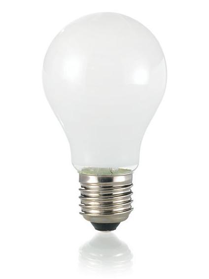Classic Drop E27 LED A60 Bulb 8W white opal glass
