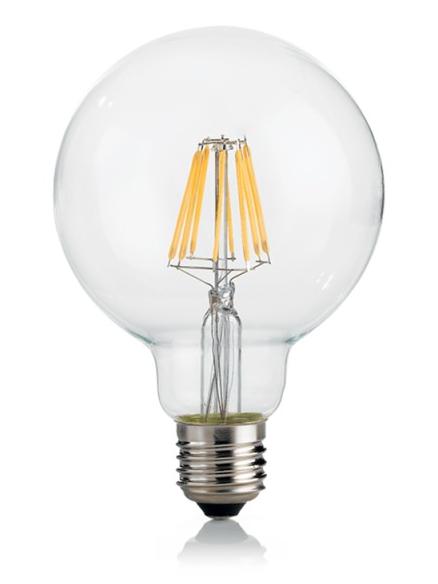 clear Bulb E27 LED 4W Globo G95 Warm Light