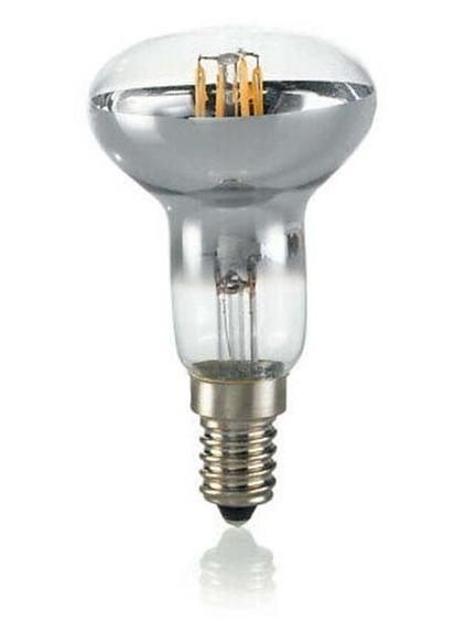 R50 Retrofit E14 LED Bulb 4W Spot 430lm 3000K Chromed and Transparent Glass