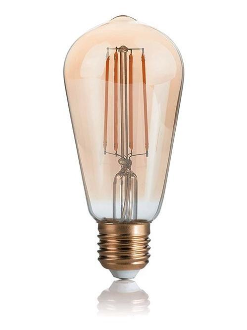 Vintage Amber Bulb E27 LED 4W Cone Dimmable 300lm 2200K Warm Light