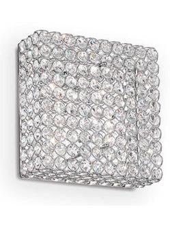 Ideal Lux Admiral wall or ceiling lamp with crystals