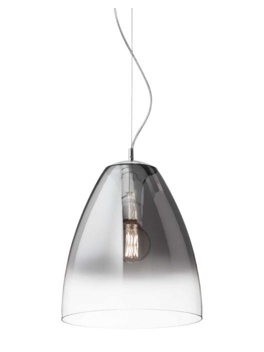 Ideal Lux Audi-20 Modern Suspension Lamp in Blown Glass