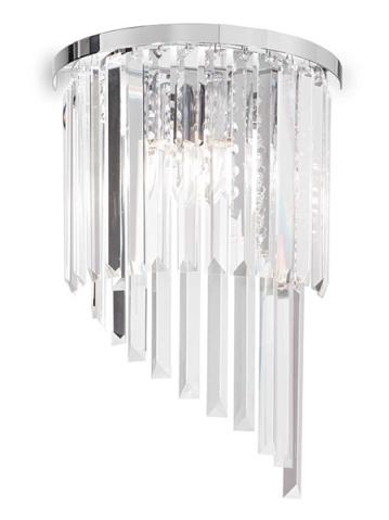 Ideal Lux Carlton wall lamp in crystal