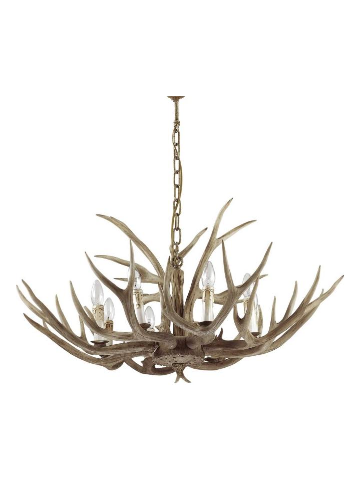 Ideal Lux Chalet Suspension Lamp with Hand Painted Elements