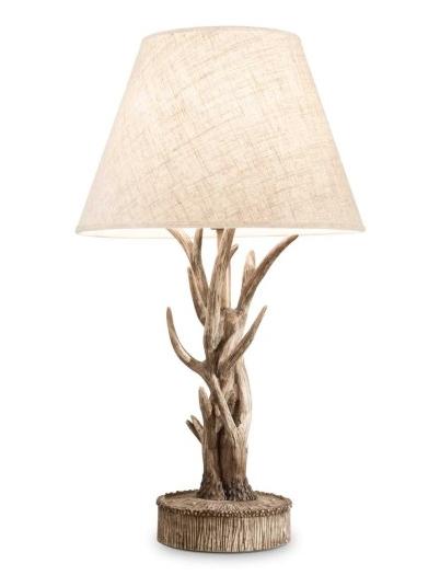 Ideal Lux Chalet Table Lamp with Hand Painted Elements