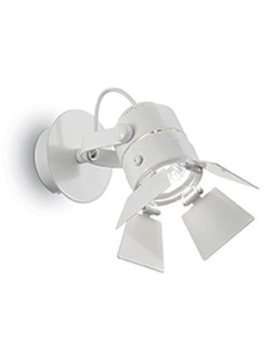 Ideal Lux Ciak AP1 Applique Wall or Ceiling Lamp white