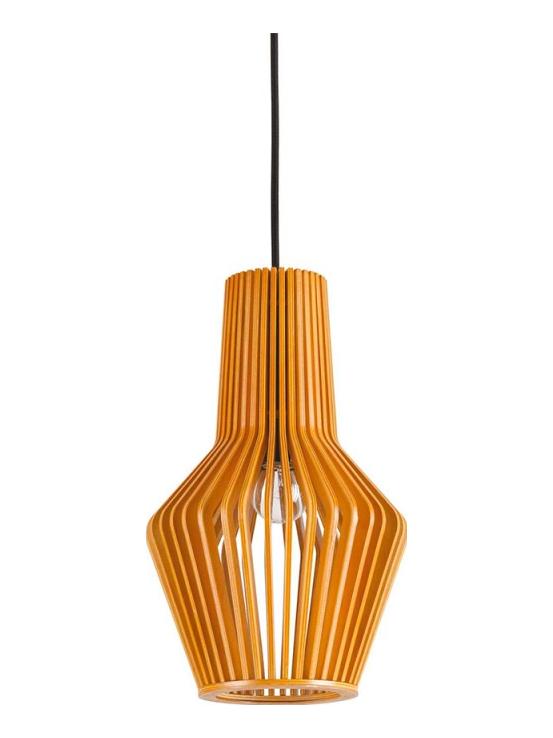 Ideal Lux Citrus suspension lamp in wood