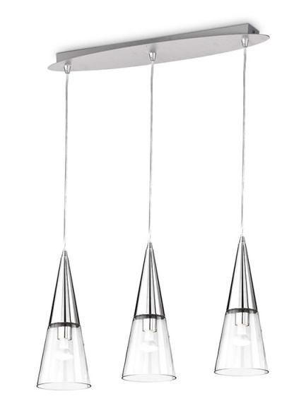 Ideal Lux Cono SP3 conical suspension lamp