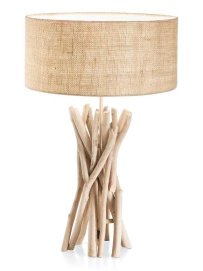Ideal Lux Driftwood Table Lamp with Natural Wood Branches