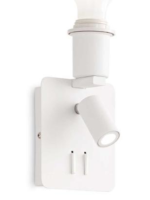 Ideal Lux Gea Led Wall Lamp Double Emission and Adjustable Diffuser