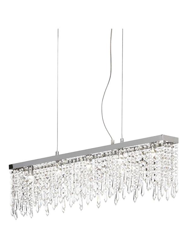 Ideal Lux Giada led suspension lamp in crystal