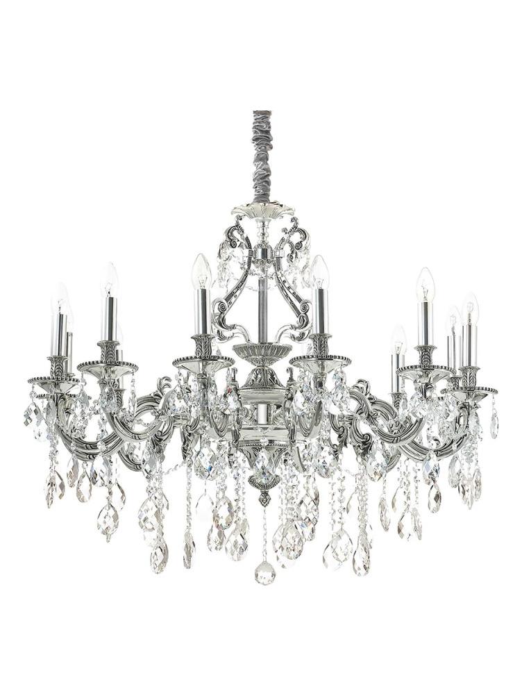 Ideal Lux Gioconda suspension lamp in crystal