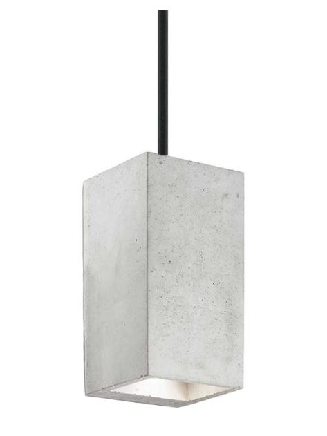 Ideal Lux Kool Modern Suspension Lamp in Cement