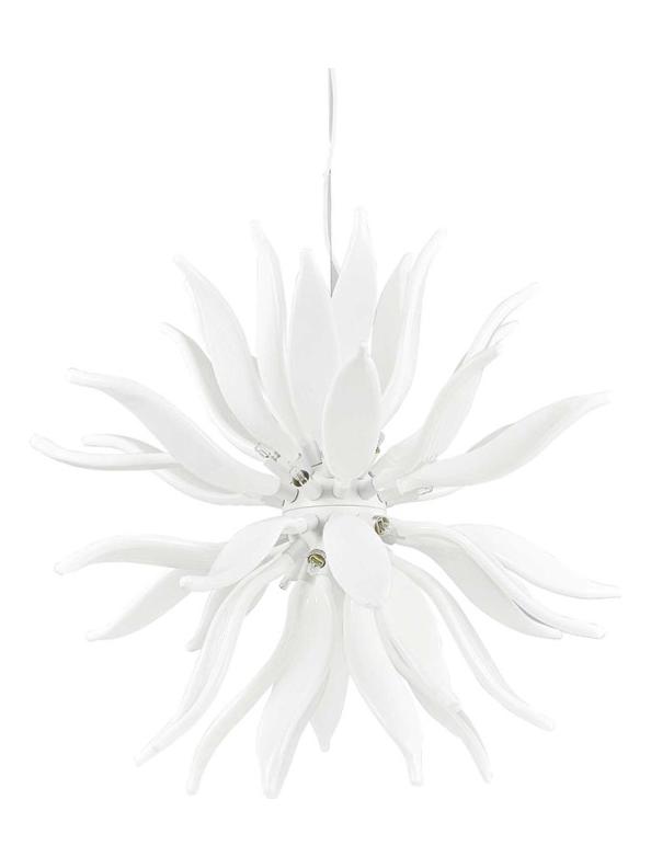 Ideal Lux Leaves suspension lamp in blown glass