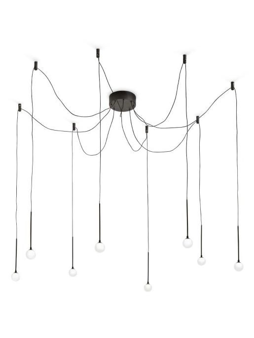 Ideal Lux Lucciola Led Suspension Lamp with Spherical Diffusers