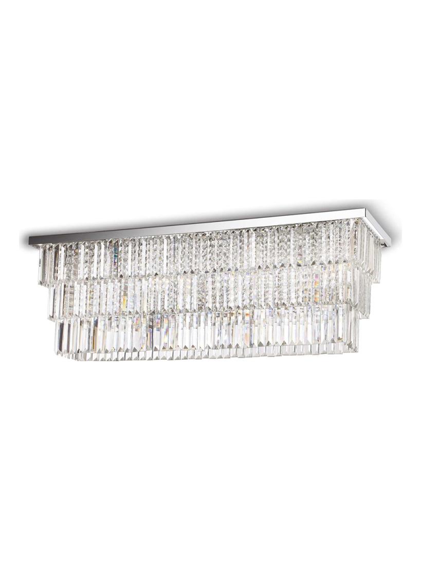 Ideal Lux Martinez ceiling lamp in crystal