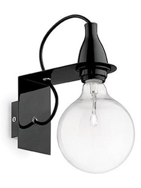 Ideal Lux Minimal AP1 Wall LED Lamp Applique Black