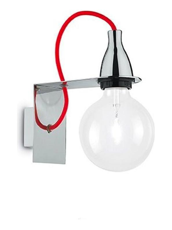 Ideal Lux Minimal AP1 Wall LED Lamp Applique Chrome