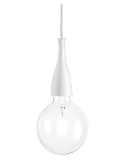 Ideal Lux Minimal LED SP1 Suspension Pendant Lamp White