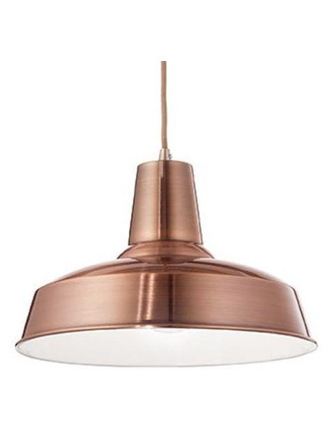 Ideal Lux Moby SP1 vintage suspension copper