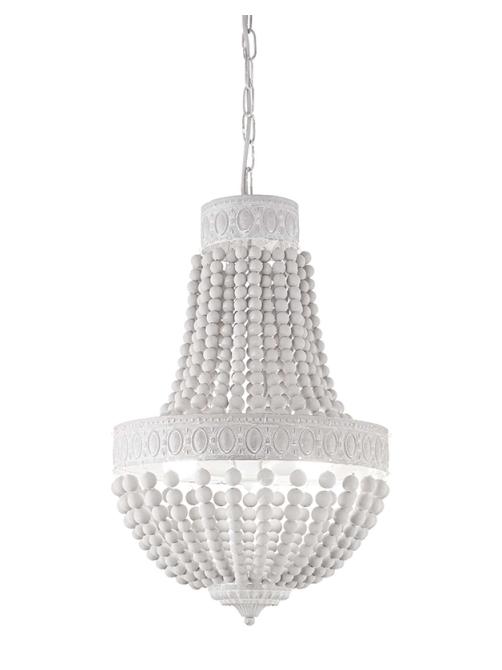 Ideal Lux Monet suspension lamp in wood