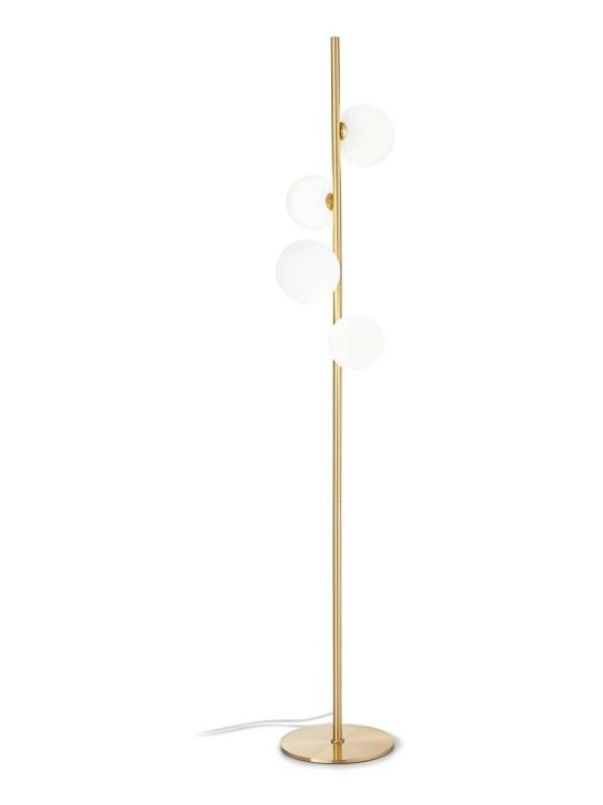 Ideal Lux Perlage Elegant Floor Lamp with Spherical Diffusers