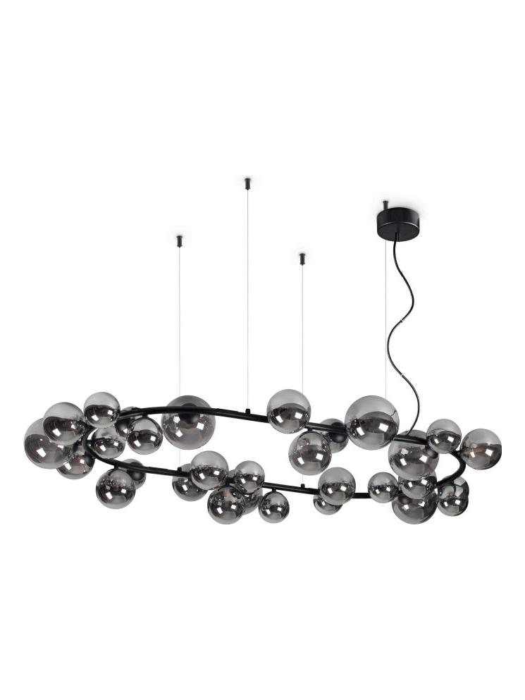 Ideal Lux Perlage Suspension Lamp with Spherical Diffusers