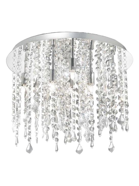 Ideal Lux Royal ceiling lamp in crystal