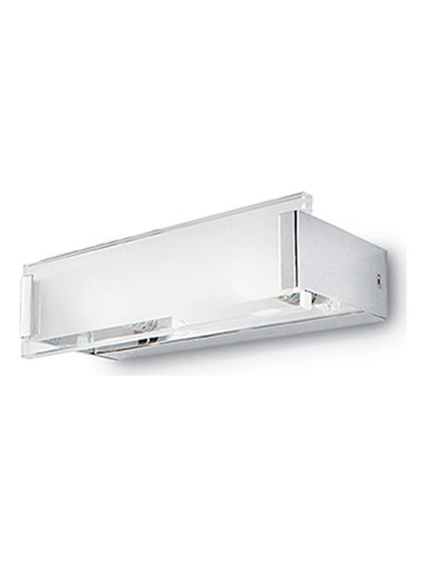 Ideal Lux Tek AP2 2x40W G9 Wall Lamp Applique Glass Chrome
