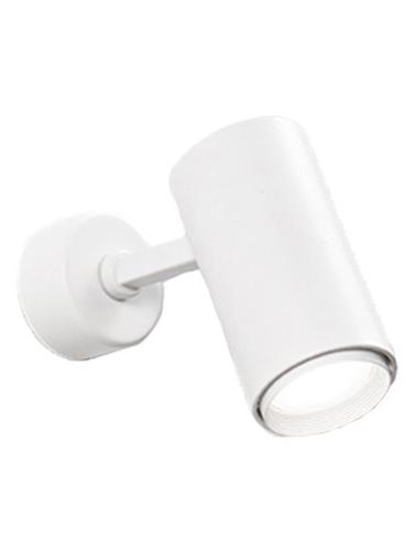 Isyluce Cylindrical GU10 Adjustable Wall/Ceiling Spotlight in Aluminum