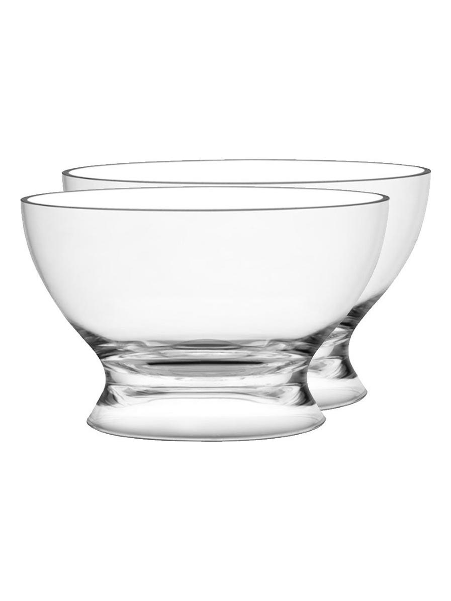Djambè Tapas L Set 2 Transparent Bowls