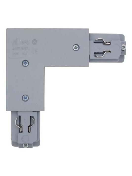 power Coupling L Joint Grey Track Three Phase