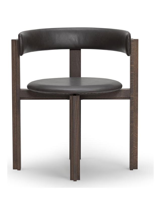 Principal Chair - Oak / Leather 41580 Anthrazite