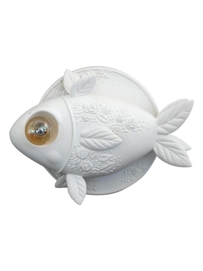 Aprile fish-shaped wall lamp